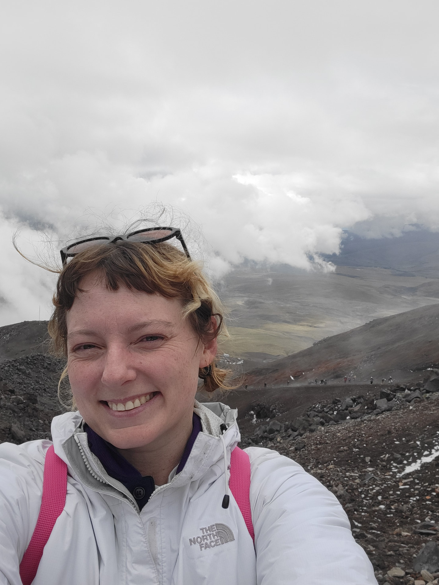 Sarah with her community development project in Quito, Ecuador